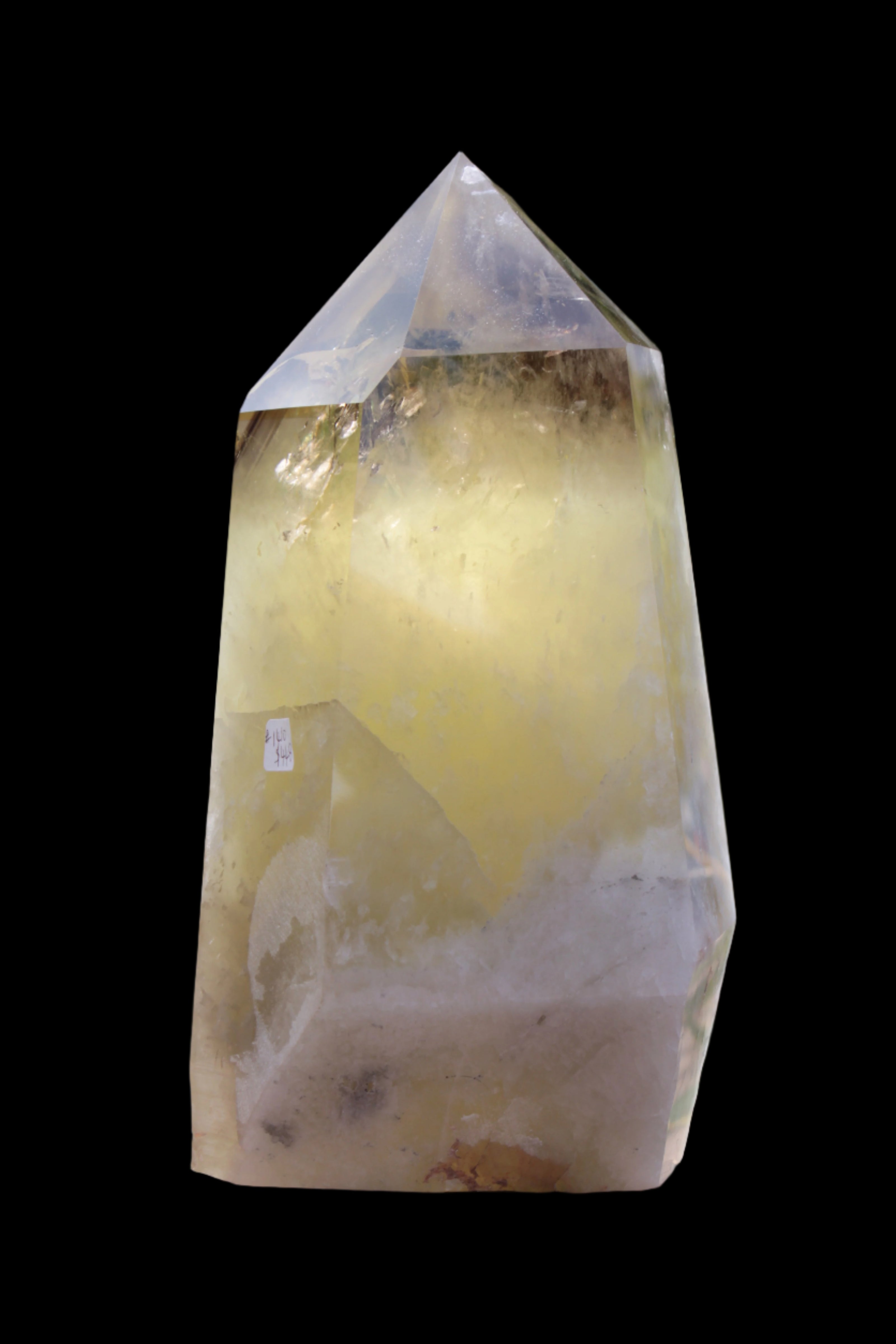 Citrine obelisk 5840g in sunlight