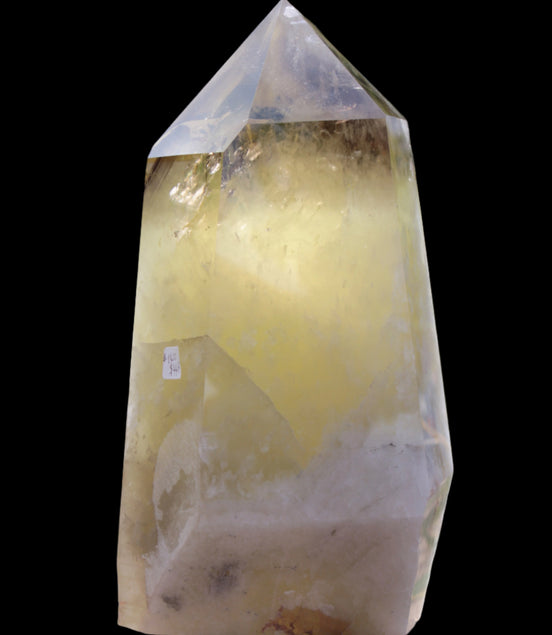 Citrine obelisk 5840g in sunlight