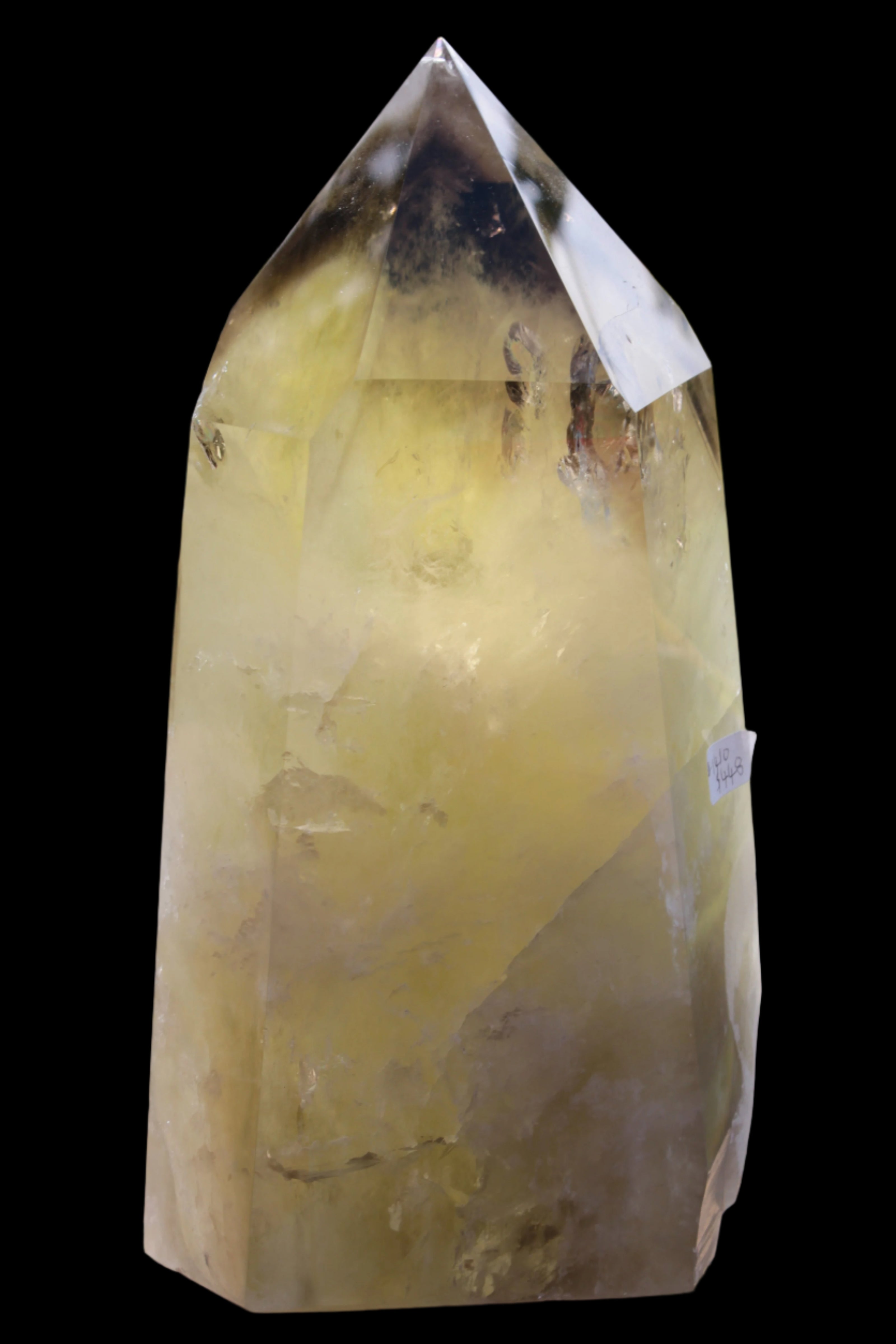 Citrine obelisk 5840g in sunlight