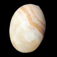 Yellow Banded Calcite egg 118g in sunlight - Rocks and Things Store