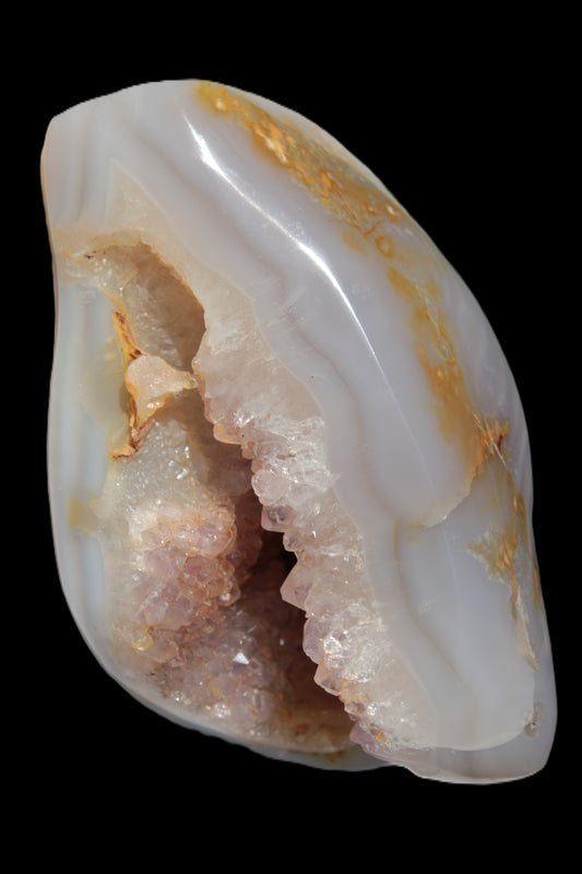 Agate crystal cave geode 464g Rocks and Things