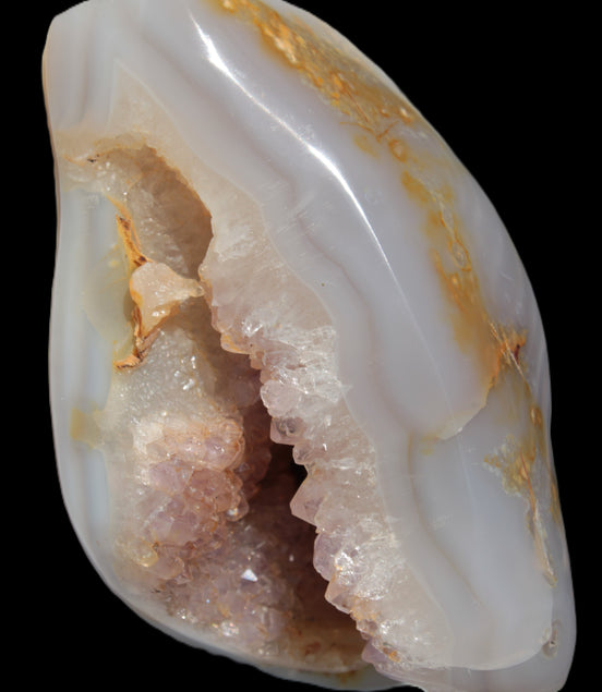 Agate crystal cave geode 464g Rocks and Things