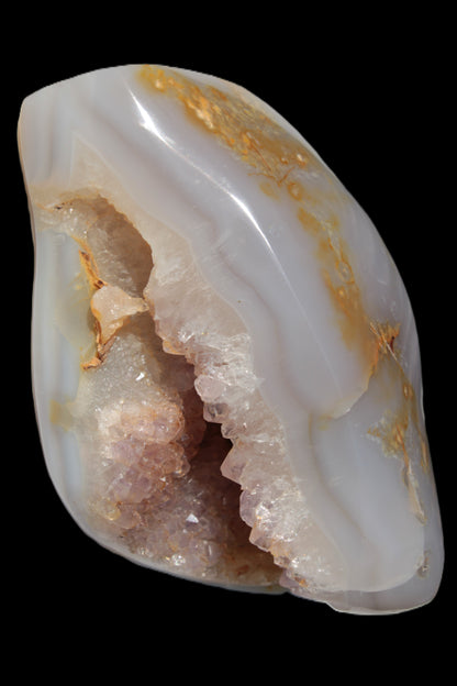 Agate crystal cave geode 464g Rocks and Things