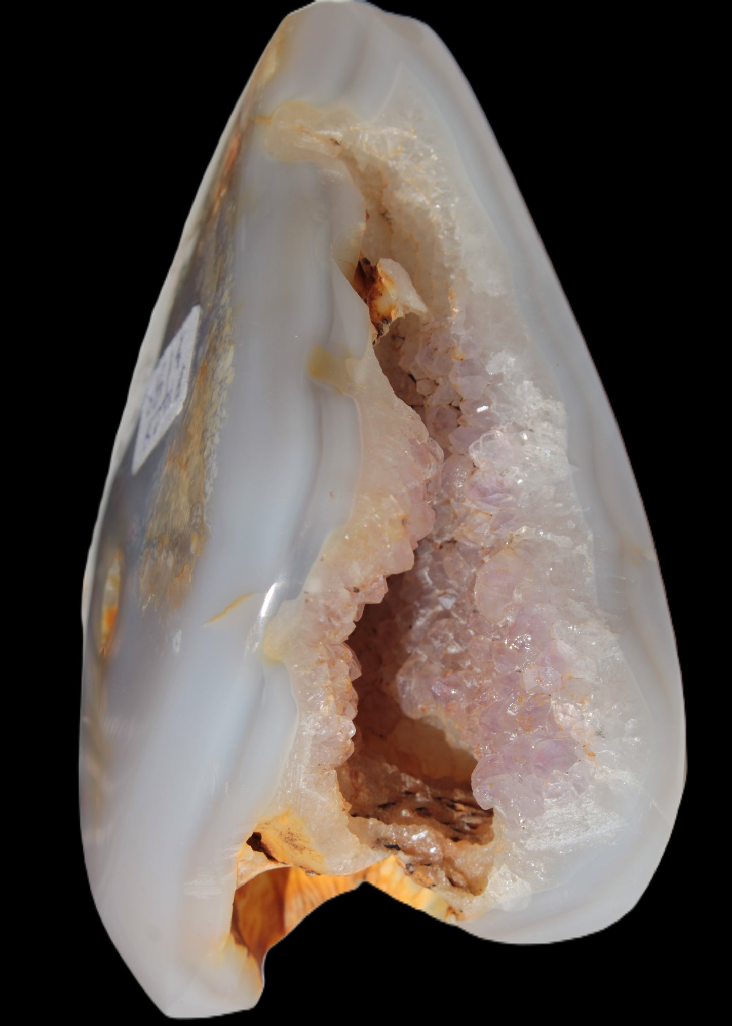 Agate crystal cave geode 464g Rocks and Things