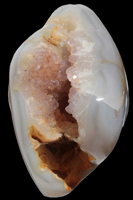 Agate crystal cave geode 464g Rocks and Things