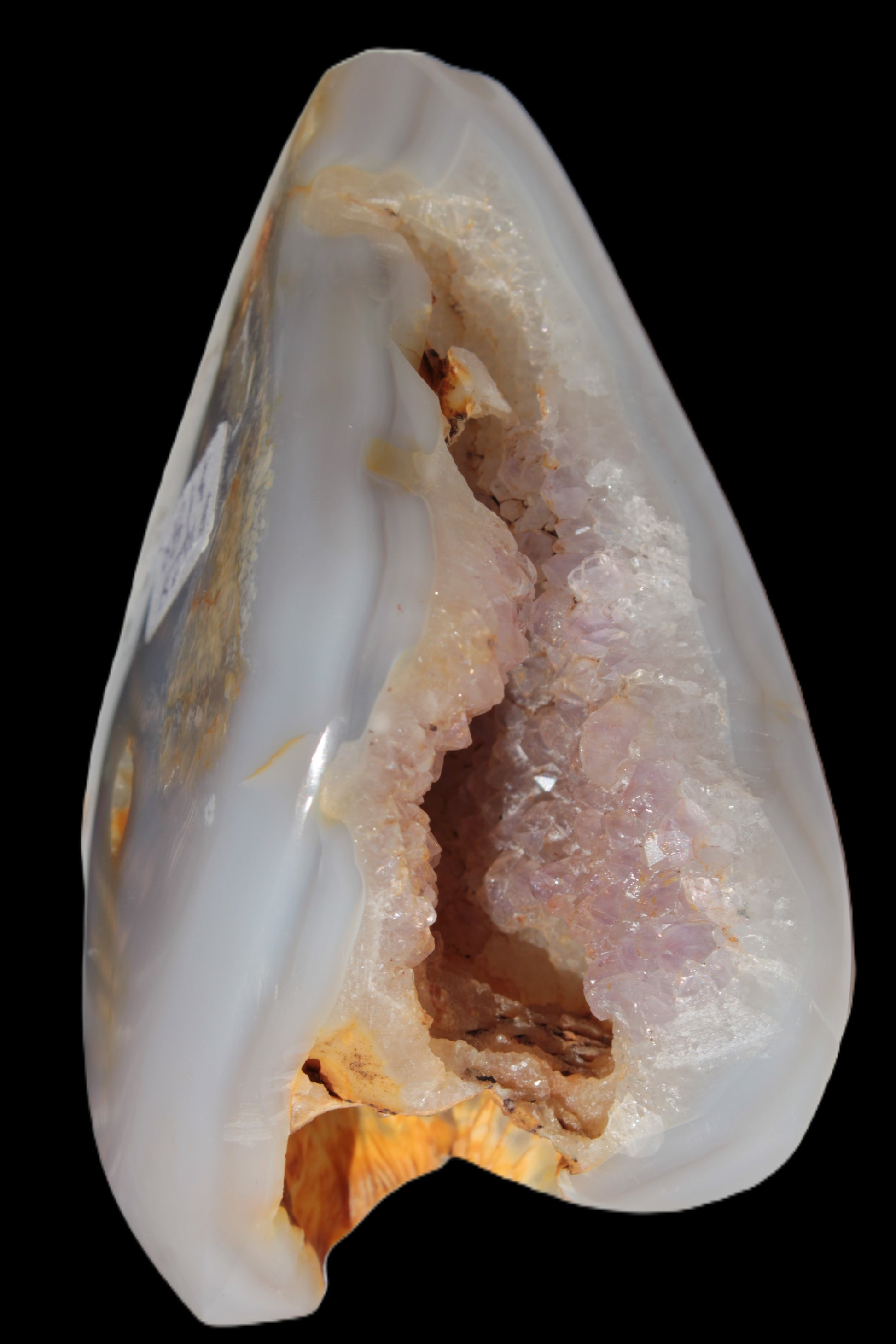 Agate crystal cave geode 464g Rocks and Things