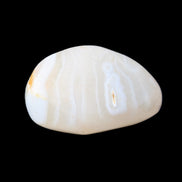 White and Yellow Agate 68g in sunlight - Rocks and Things Store