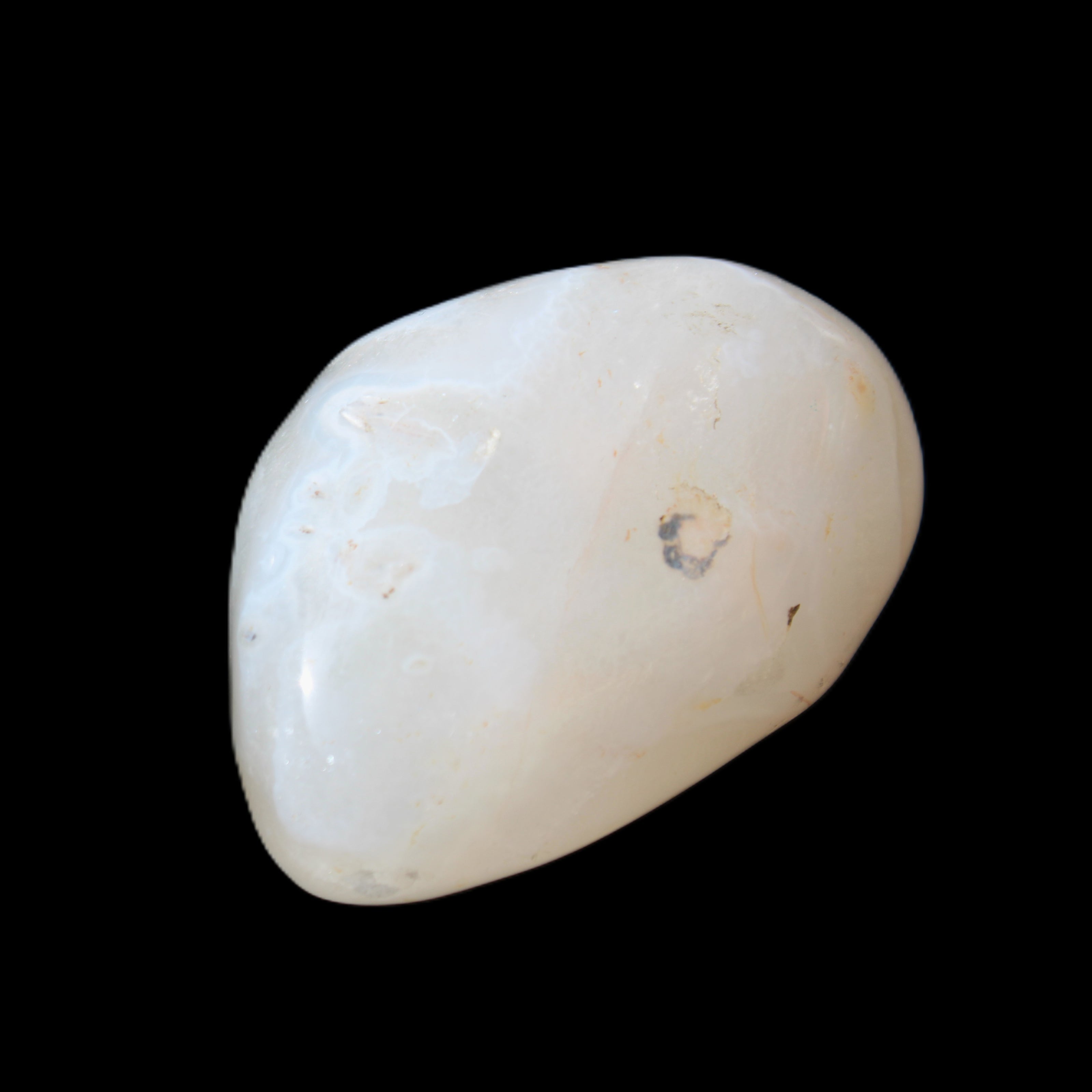 White and Yellow Agate 68g in sunlight - Rocks and Things Store