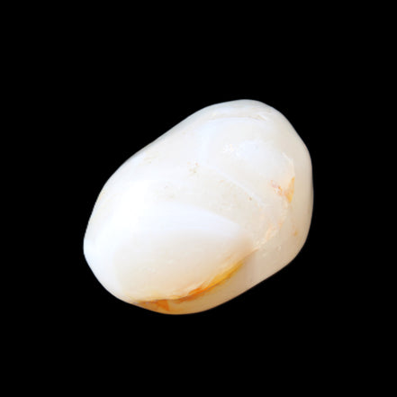 White and Yellow Agate 68g in sunlight - Rocks and Things Store