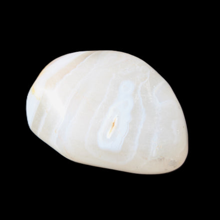 White and Yellow Agate 68g in sunlight - Rocks and Things Store