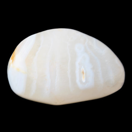 White and Yellow Agate 68g in sunlight - Rocks and Things Store