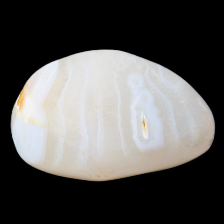 White and Yellow Agate 68g in sunlight - Rocks and Things Store