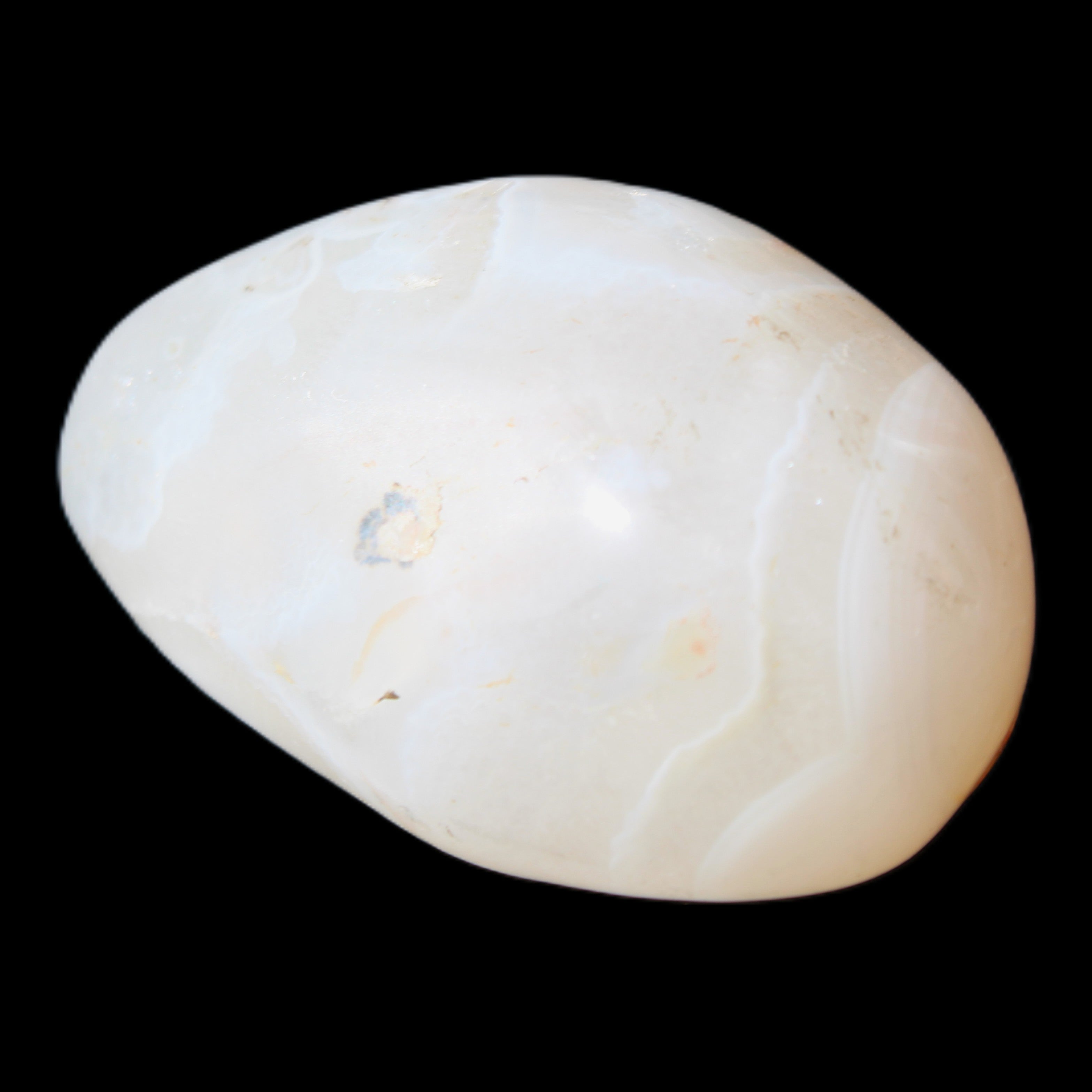 White and Yellow Agate 68g in sunlight - Rocks and Things Store