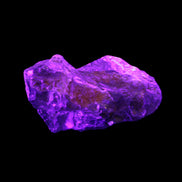 Dark Fenster Smoky Quartz 62g in UV light - Rocks and Things Store