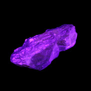 Dark Fenster Smoky Quartz 62g in UV light - Rocks and Things Store