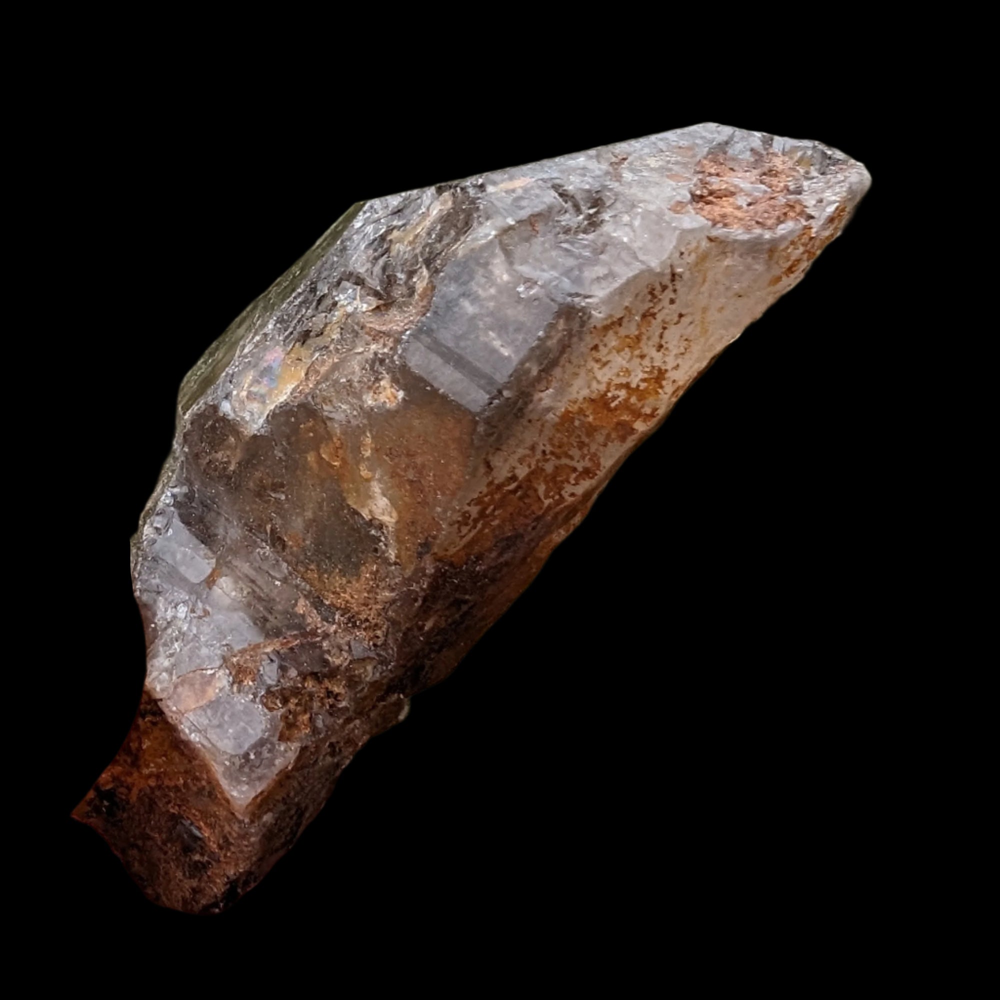 Dark Fenster Smoky Quartz 62g in sunlight - Rocks and Things Store