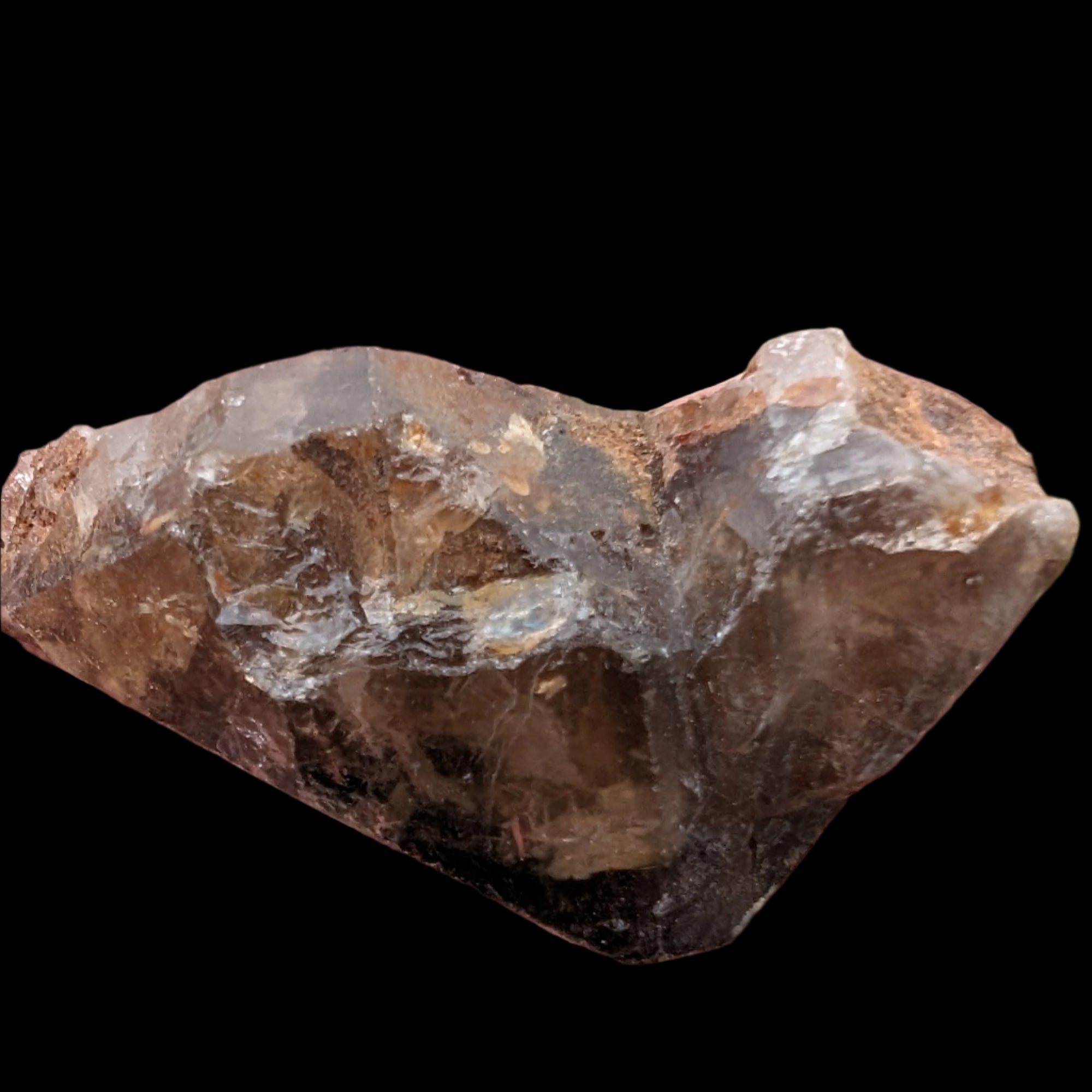 Dark Fenster Smoky Quartz 62g in sunlight - Rocks and Things Store