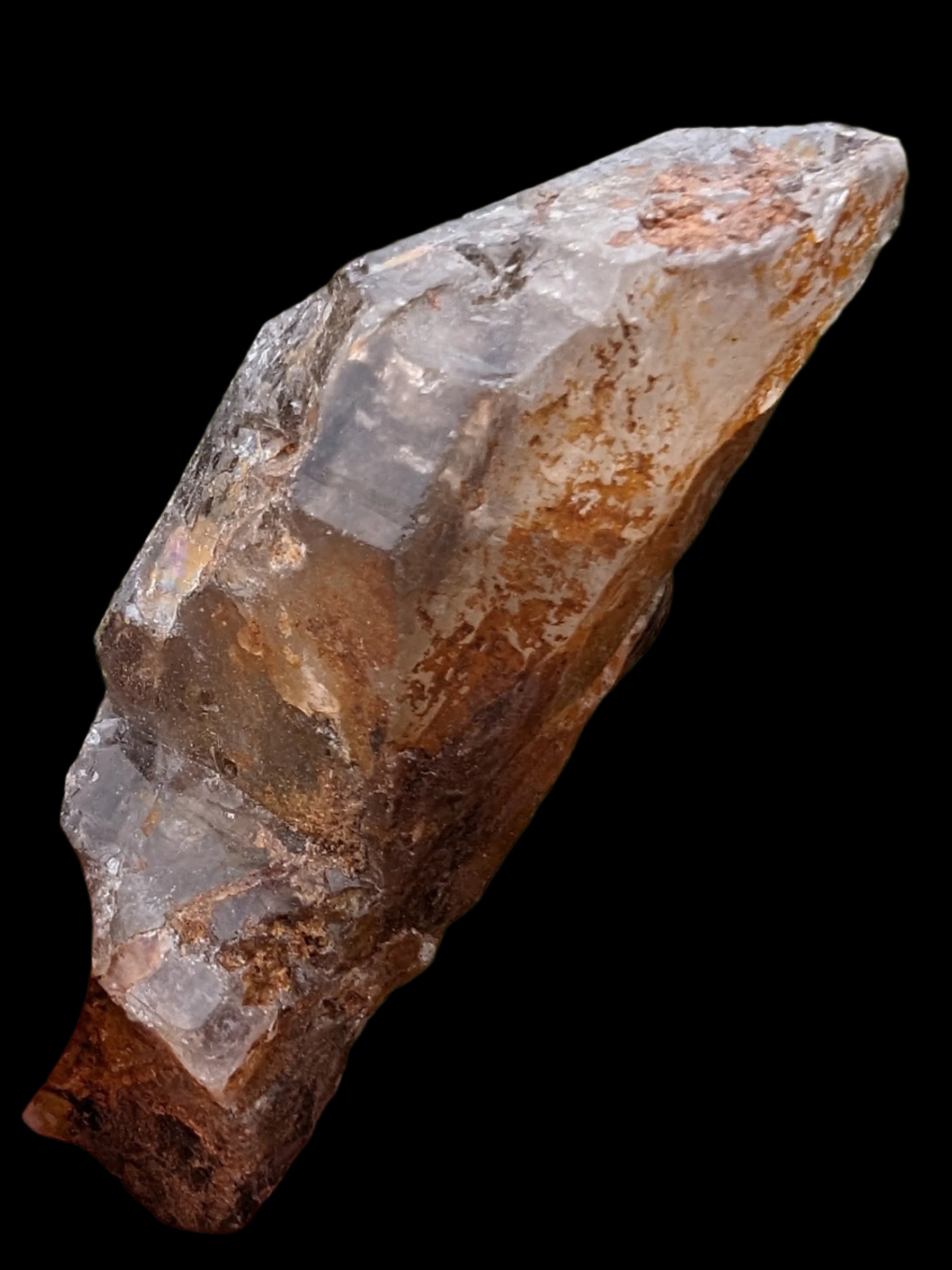 Dark Fenster Smoky Quartz 62g in sunlight - Rocks and Things Store