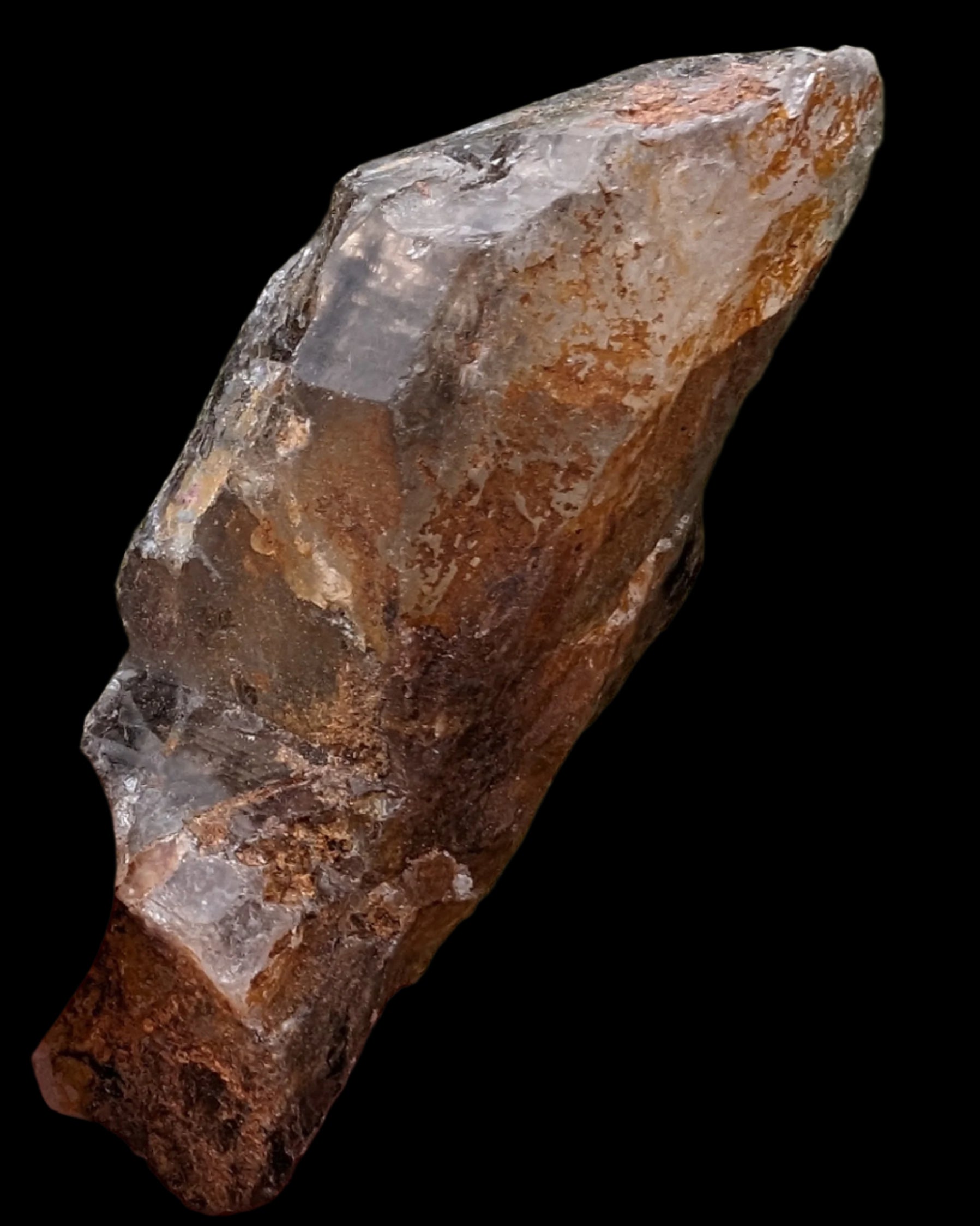 Dark Fenster Smoky Quartz 62g in sunlight - Rocks and Things Store