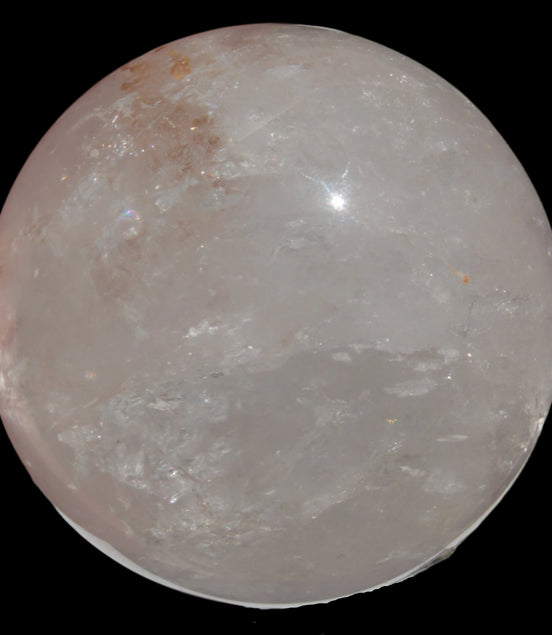 Clear Quartz crystal sphere 84mm 827g in sunshine,  Rocks and Things Store
