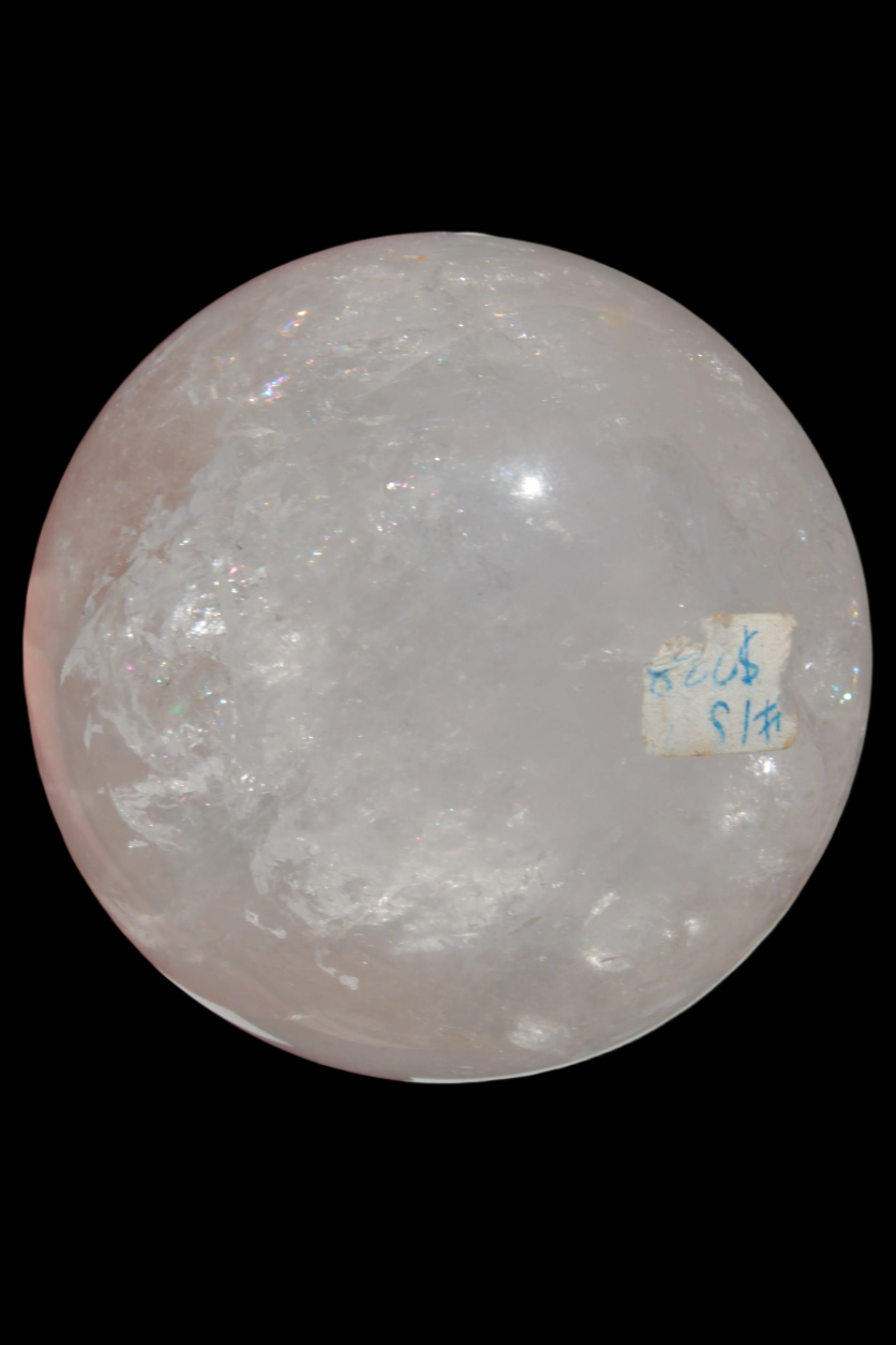 Clear Quartz crystal sphere 84mm 827g in sunshine, Rocks and Things Store