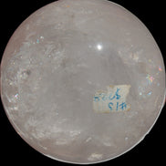 Clear Quartz crystal sphere 84mm 827g in sunshine, Rocks and Things Store