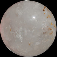 Clear Quartz crystal sphere 84mm 827g in sunshine, Rocks and Things Store