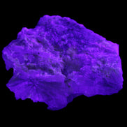 Floral Green Tourmaline with Elestial Quartz 57*56*24mm 75g in UV light - Rocks and Things Store