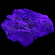 Floral Green Tourmaline with Elestial Quartz 57*56*24mm 75g in UV light - Rocks and Things Store