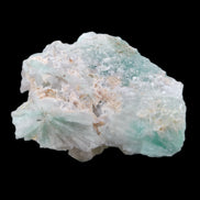 Floral Green Tourmaline with Elestial Quartz 57*56*24mm 75g in sunlight - Rocks and Things Store