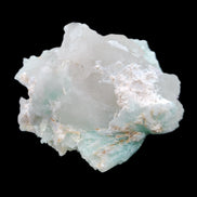 Floral Green Tourmaline with Elestial Quartz 57*56*24mm 75g in sunlight - Rocks and Things Store