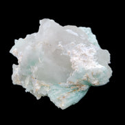 Floral Green Tourmaline with Elestial Quartz 57*56*24mm 75g in sunlight - Rocks and Things Store