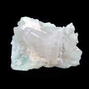 Floral Green Tourmaline with Elestial Quartz 57*56*24mm 75g in sunlight - Rocks and Things Store