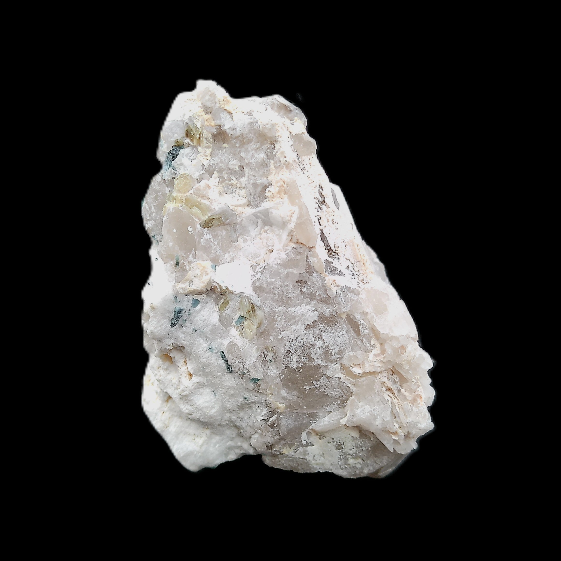 Elestial Smoky Quartz, Kunzite on Feldspar matrix 80mm 178g in sunlight - Rocks and Things Store