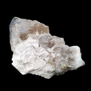 Elestial Smoky Quartz, Kunzite on Feldspar matrix 80mm 178g in sunlight - Rocks and Things Store