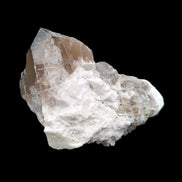 Elestial Smoky Quartz, Kunzite on Feldspar matrix 80mm 178g in sunlight - Rocks and Things Store