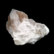 Elestial Smoky Quartz, Kunzite on Feldspar matrix 80mm 178g in sunlight - Rocks and Things Store