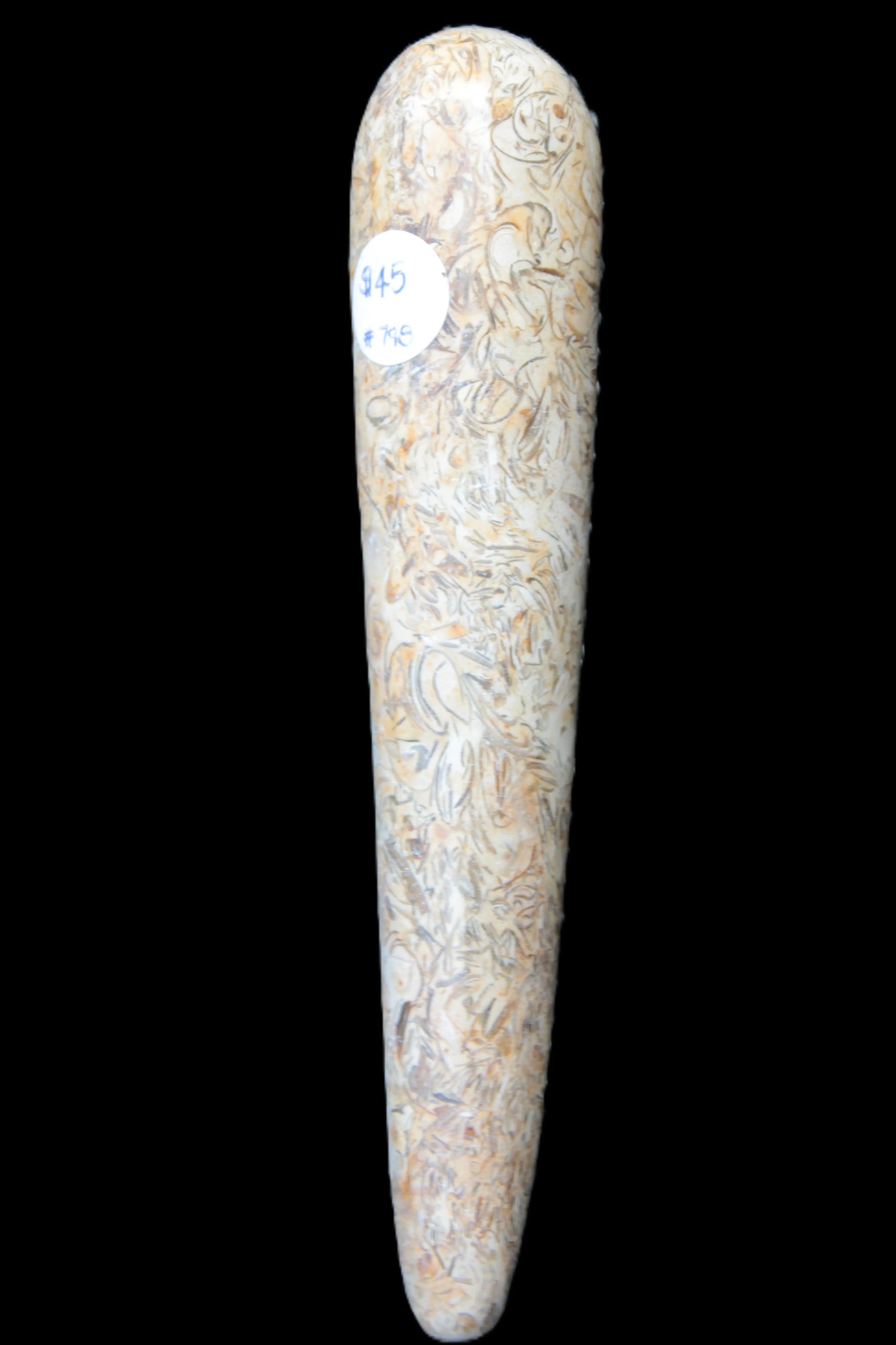 Dinosaur Bone Fossil massage wand from Madagascar 135/156g Rocks and Things