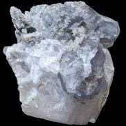 Calcite with Purple Fluorite cluster 103g  in sunlight - Rocks and Things Store