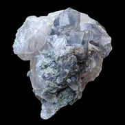 Calcite with Purple Fluorite cluster 103g  in sunlight - Rocks and Things Store