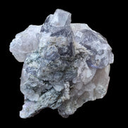 Calcite with Purple Fluorite cluster 103g  in sunlight - Rocks and Things Store