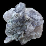 Calcite with Purple Fluorite cluster 103g  in sunlight - Rocks and Things Store
