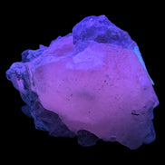 Calcite with Purple Fluorite cluster 103g  in UV light - Rocks and Things Store