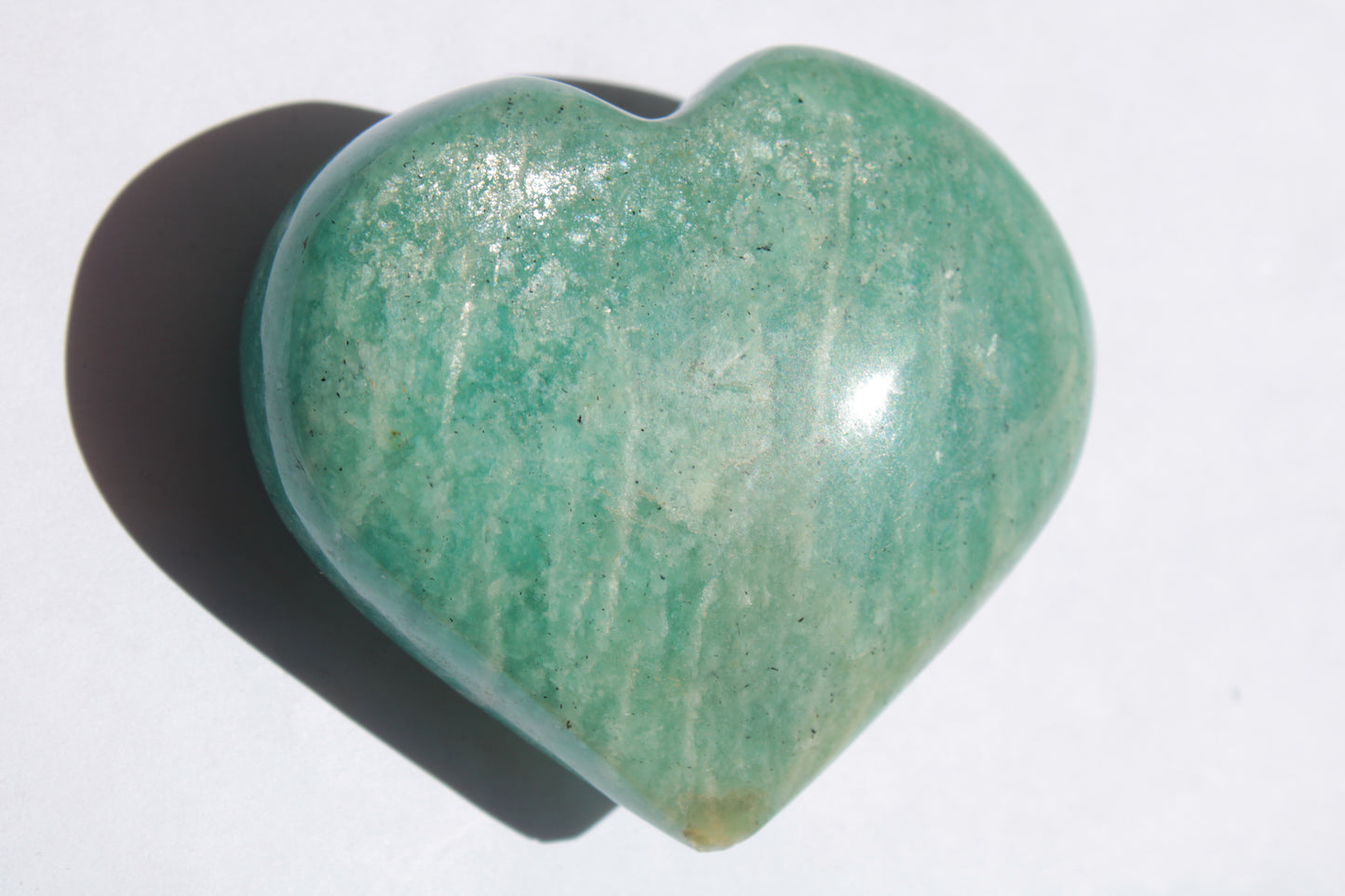 Amazonite heart from Madagascar 154g