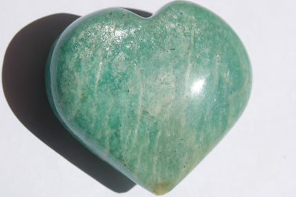 Amazonite heart from Madagascar 154g