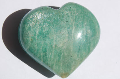 Amazonite heart from Madagascar 154g