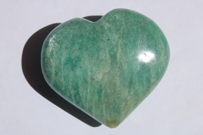 Amazonite heart from Madagascar 154g