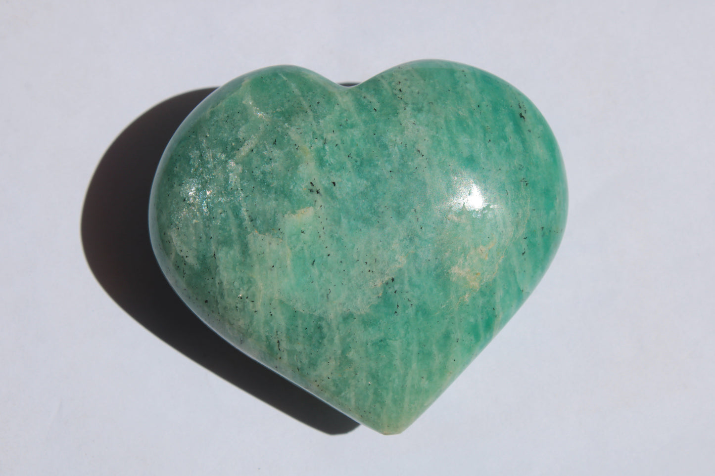 Amazonite heart from Madagascar 154g