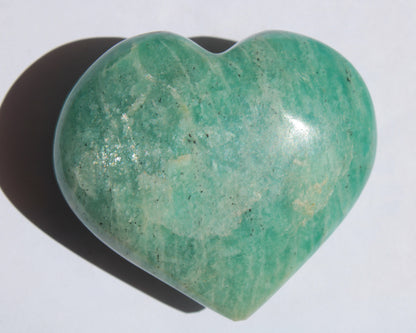 Amazonite heart from Madagascar 154g