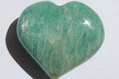 Amazonite heart from Madagascar 154g